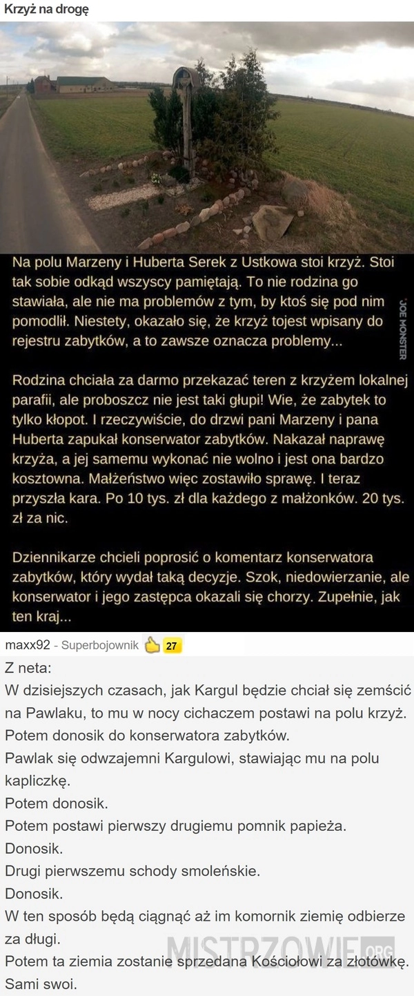 
    Krzyż na drogę