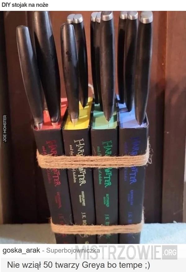 
    DIY stojak na noże