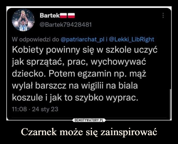 
    Czarnek może się zainspirować