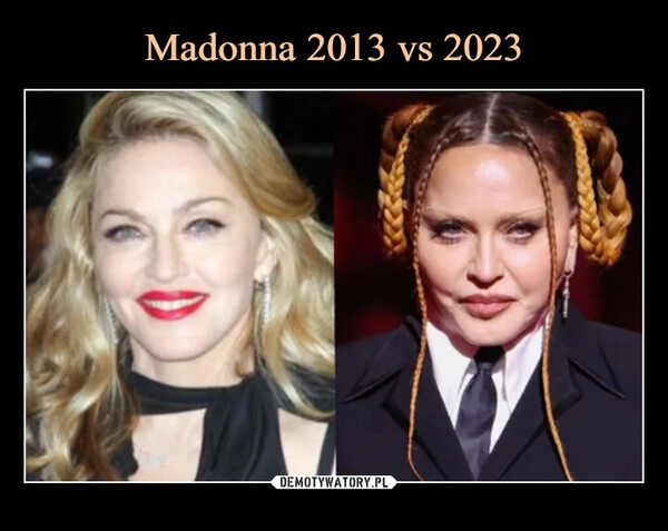 
    Madonna 2013 vs 2023 