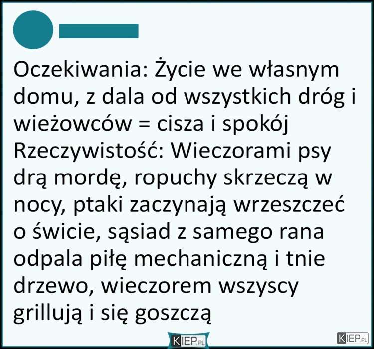 
    Mieszkanie na wsi takie jest