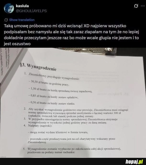 
    To dlatego te aniołki chodzące po centrum handlowym są tak nachalne...