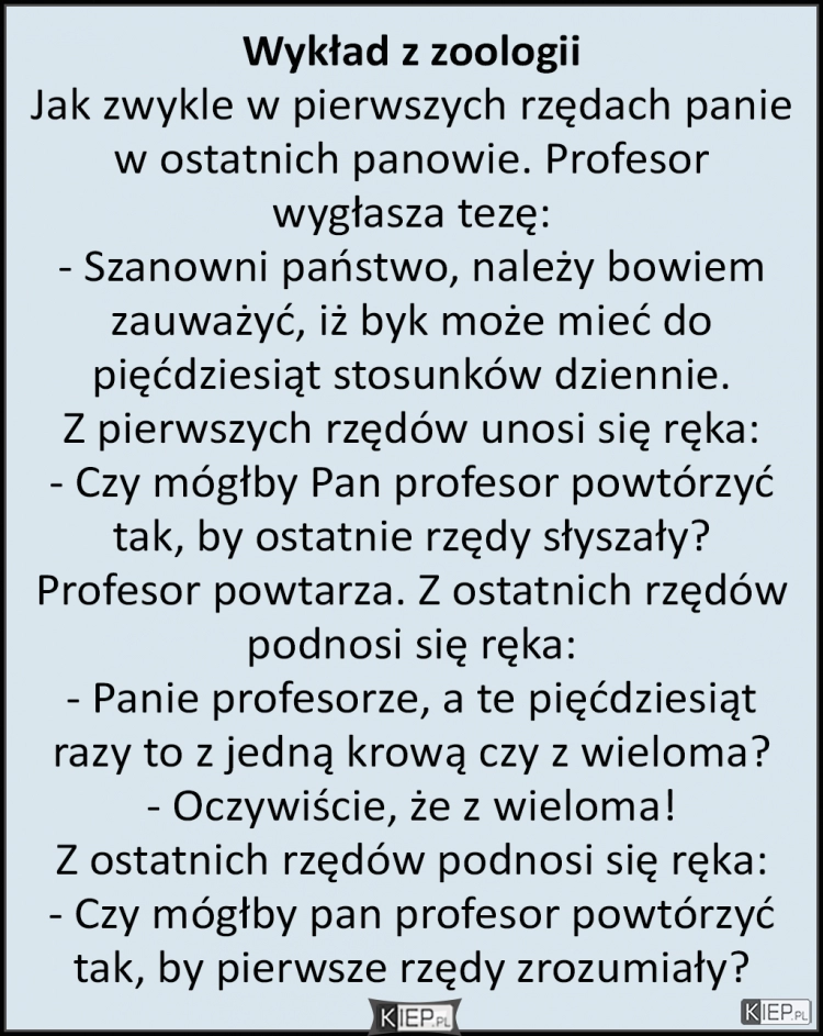 
    Wykład z zoologii