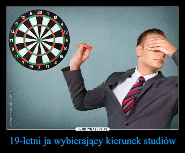 
    19-letni ja wybierający kierunek studiów