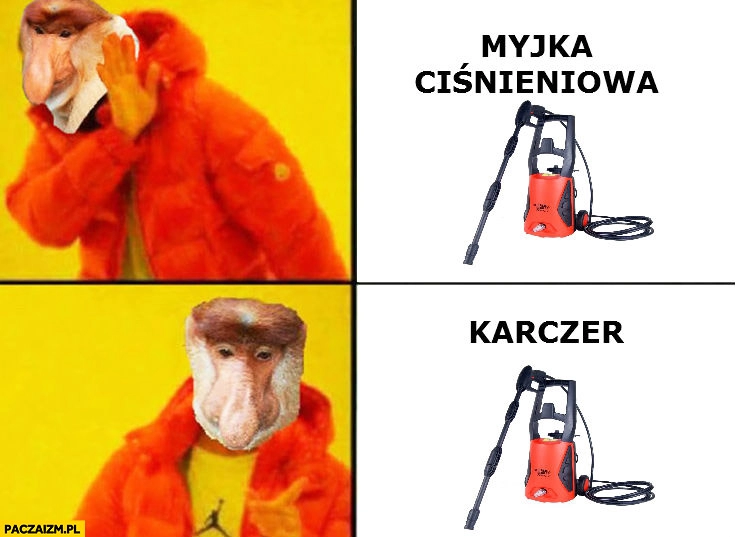 
    Myjka ciśnieniowa karczer typowy Polak nosacz Drake