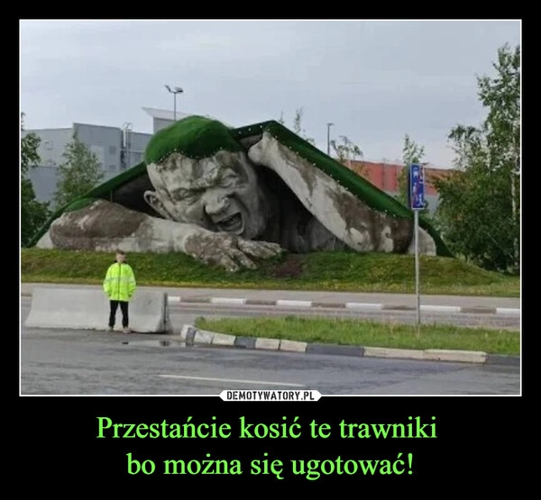 
    Przestańcie kosić te trawniki 
bo można się ugotować!