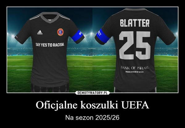 
    Oficjalne koszulki UEFA