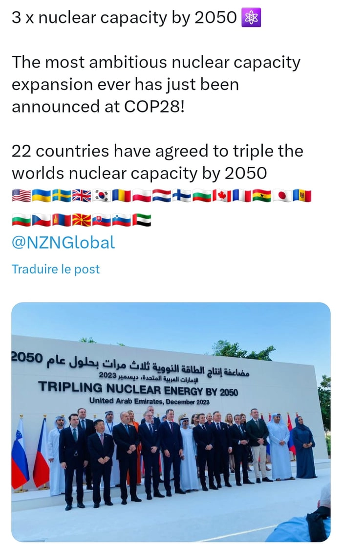 
    Maybe this COP28 wasn't so useless after all. A New Hope ?