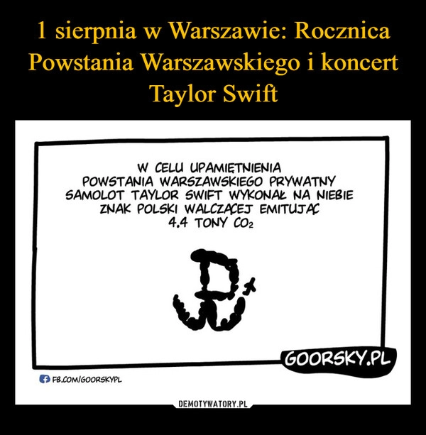 
    1 sierpnia w Warszawie: Rocznica Powstania Warszawskiego i koncert Taylor Swift