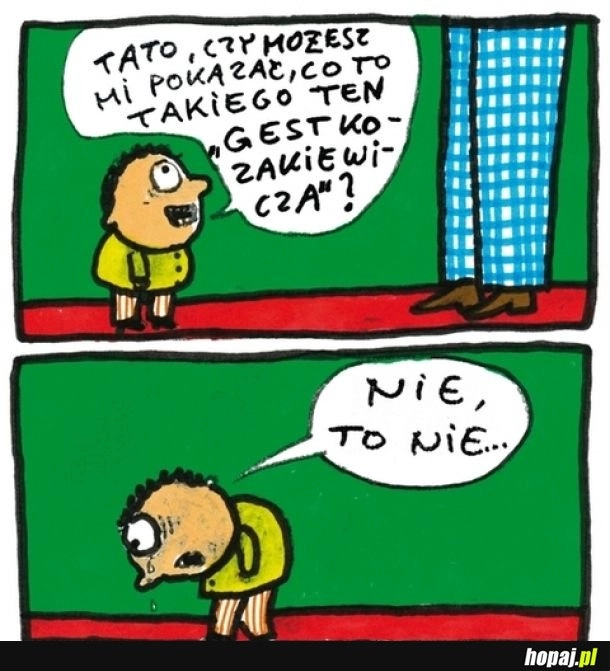 
    Gest kzoakiewicza