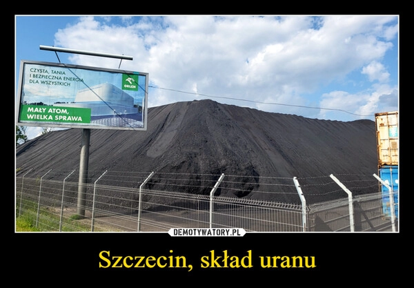 
    Szczecin, skład uranu