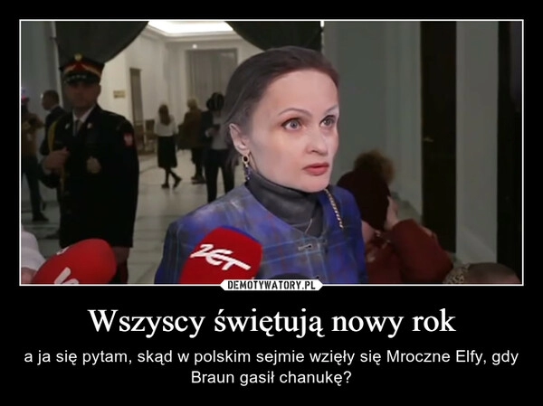 
    Wszyscy świętują nowy rok