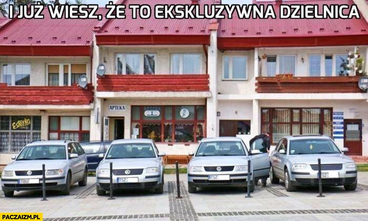 
    Same Passaty i już wiesz, że to ekskluzywna dzielnica Volkswagen