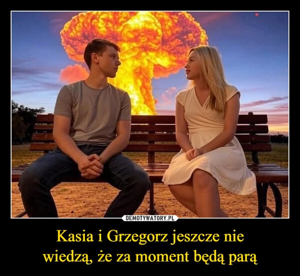 
    Kasia i Grzegorz jeszcze nie
wiedzą, że za moment będą parą