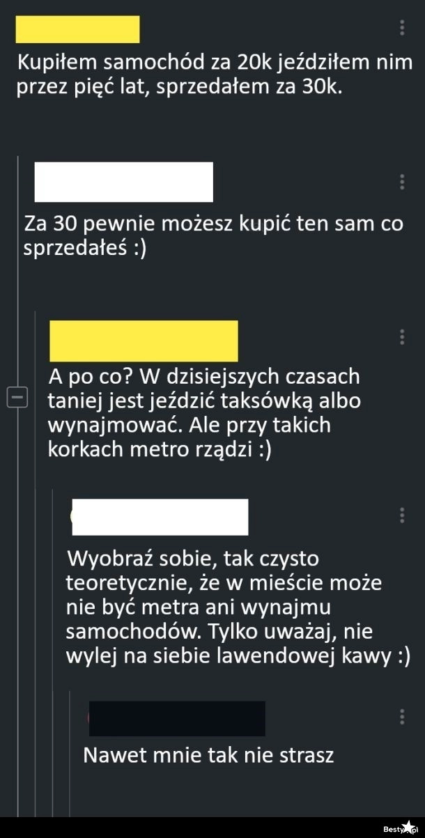 
    Sprzedaż samochodu 