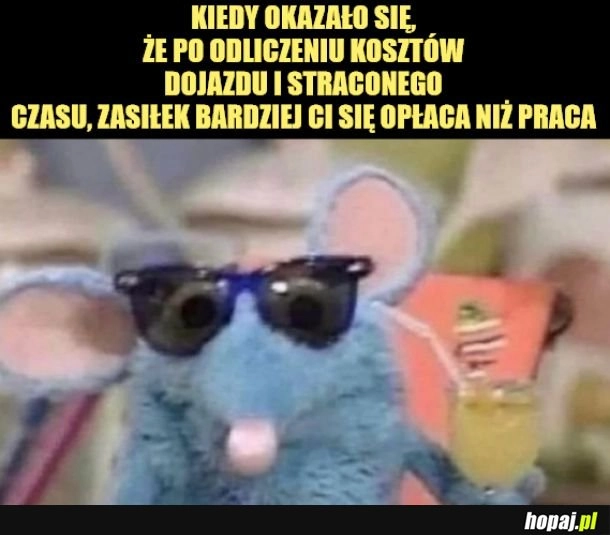 
    Zasiłek. 