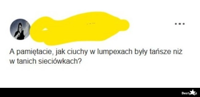 
    Ciuchy w lumpexach 