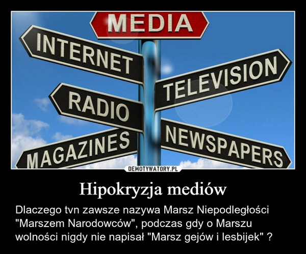 
    Hipokryzja mediów