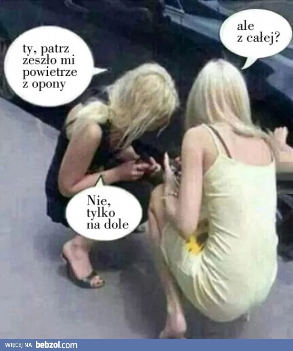 Zeszło powietrze