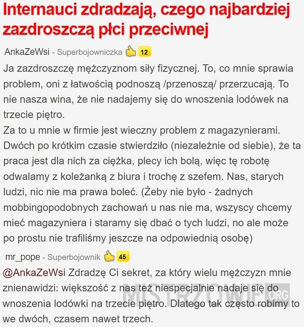 
    Internauci zdradzają, czego...