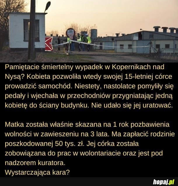 
    Wystarczająca kara