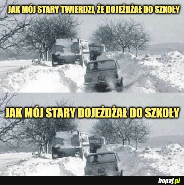 
    Kiedyś były zimy. 