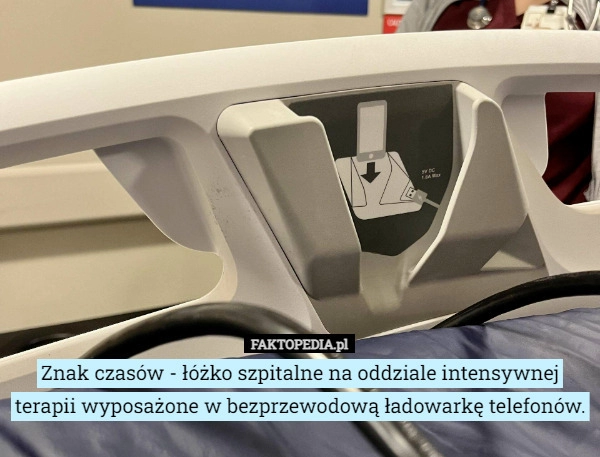 
    Znak czasów - łóżko szpitalne na oddziale intensywnej terapii wyposażone