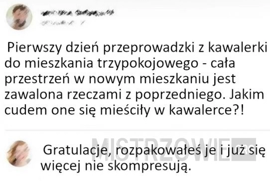 
    Przeprowadzka