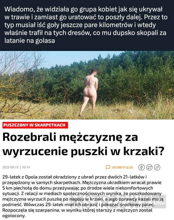 
    Kobiety nie uratowały aktywisty praw mężczyzn