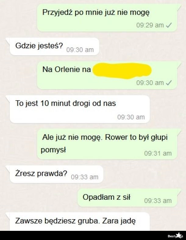 
    Na skraju wycieńczenia 