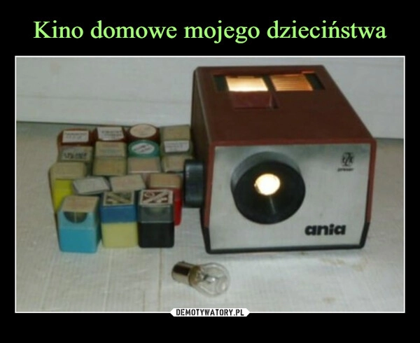 
    Kino domowe mojego dzieciństwa 