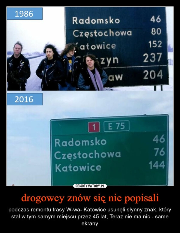 
    drogowcy znów się nie popisali