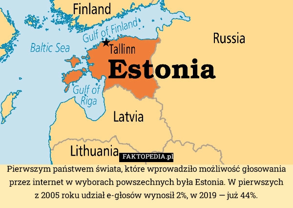 
    Pierwszym państwem świata, które wprowadziło możliwość głosowania przez