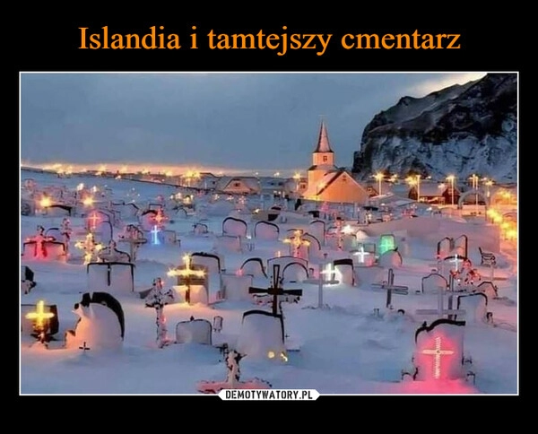 
    Islandia i tamtejszy cmentarz