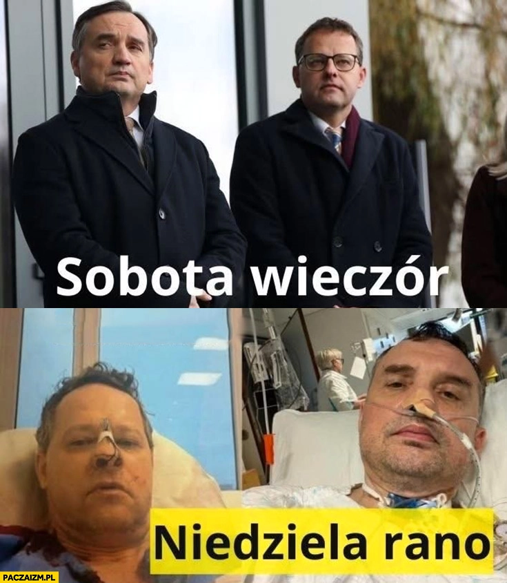 
    Ziobro Romanowski sobota wieczór vs niedziela rano porównanie