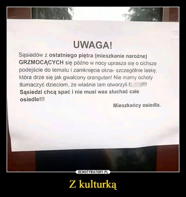 
    Z kulturką