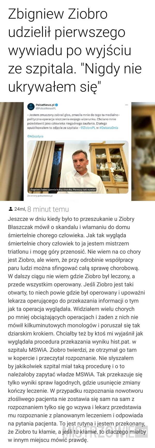 
    Ziobro