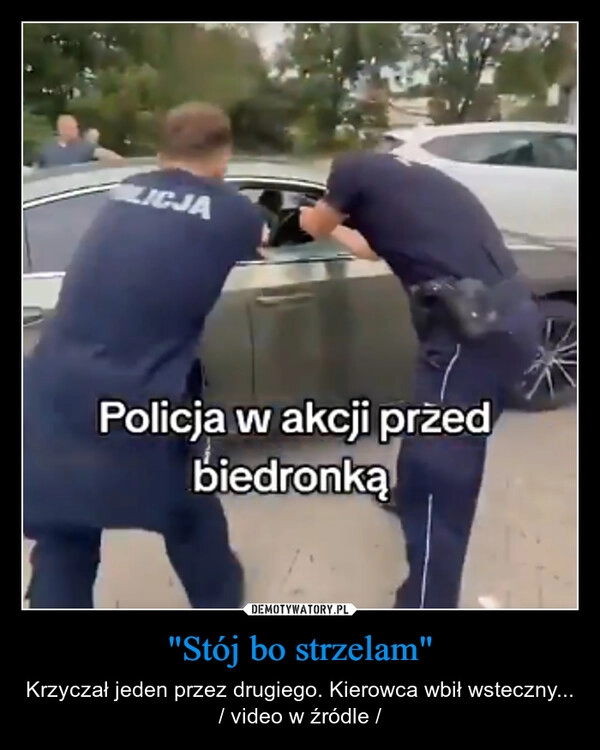 
    "Stój bo strzelam"