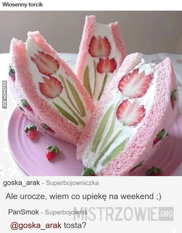 
    Wiosenny torcik