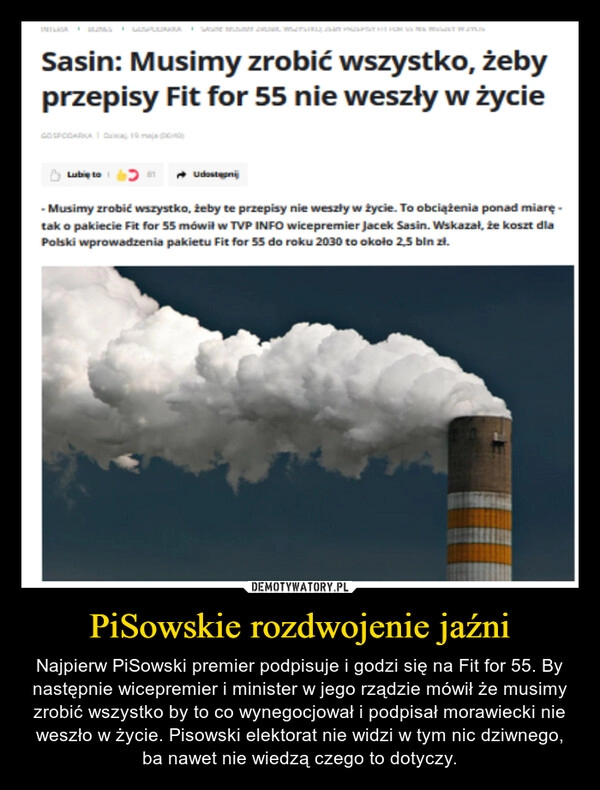 
    PiSowskie rozdwojenie jaźni