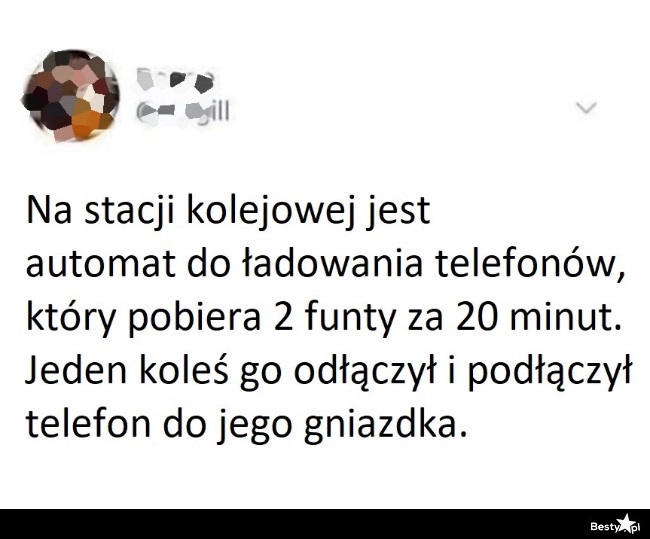 
    Automat do ładowania telefonów 