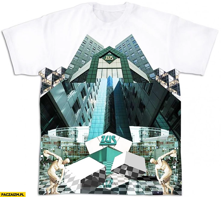 
    ZUS t-shirt koszulka Zakład Ubezpieczeń Społecznych