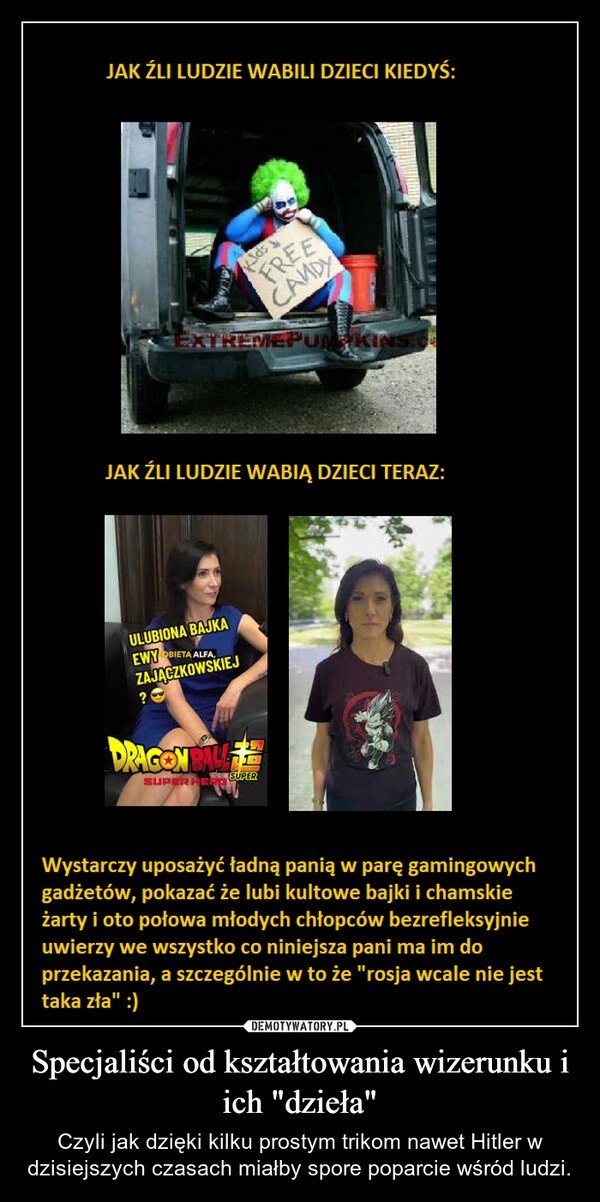 
    Specjaliści od kształtowania wizerunku i ich "dzieła"