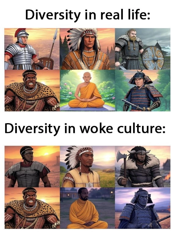 
    Ginger people = black
