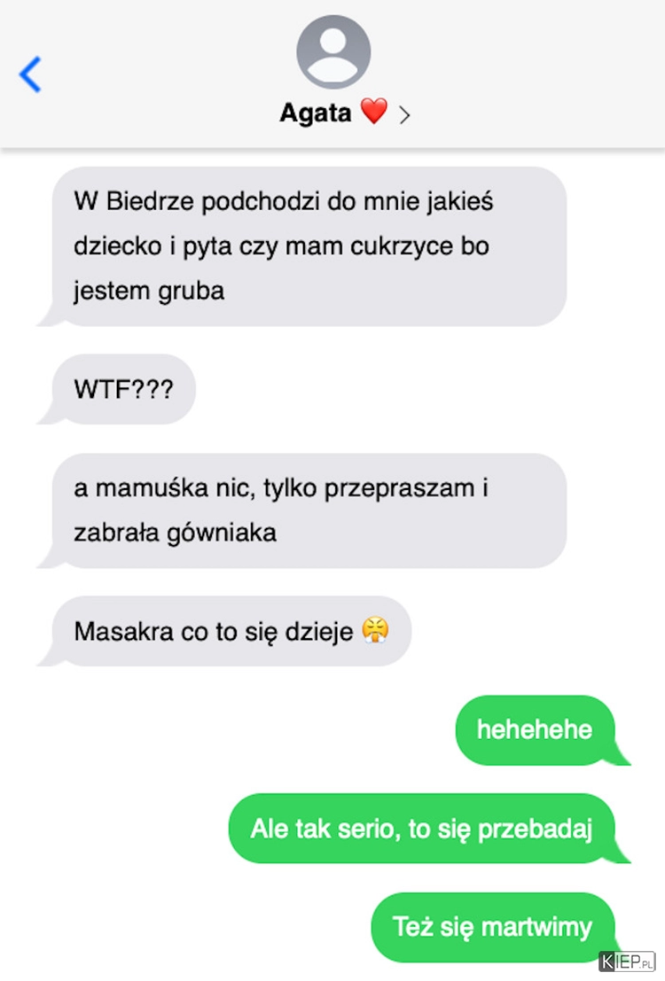 
    Czy ma Pani cukrzycę? 