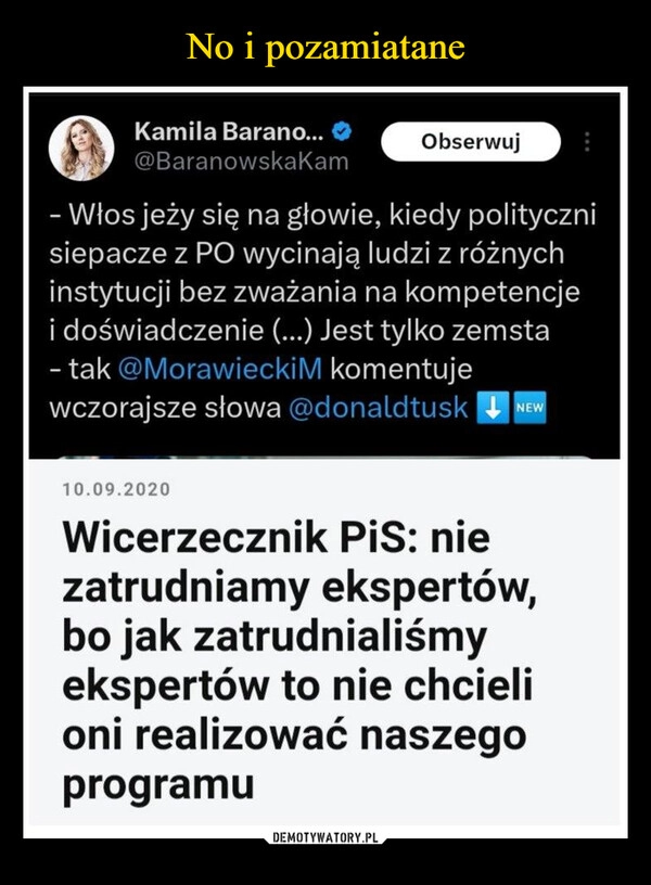 
    No i pozamiatane