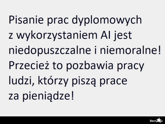 
    Szuczna inteligencja i prace dyplomowe 