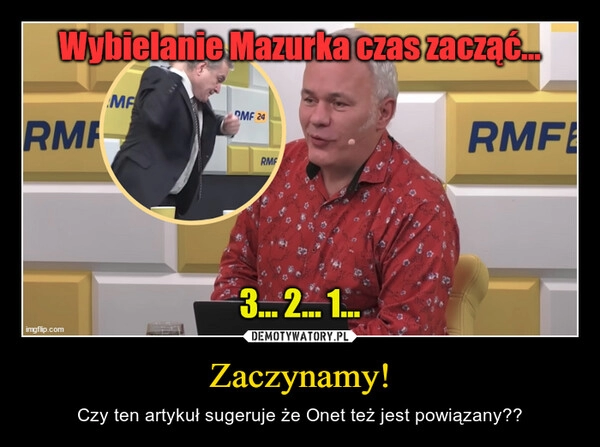 
    Zaczynamy!