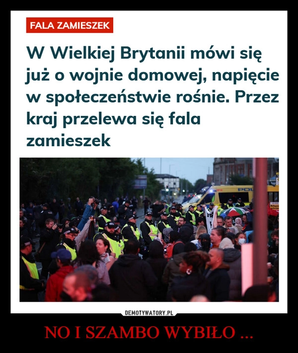 
    NO I SZAMBO WYBIŁO ...