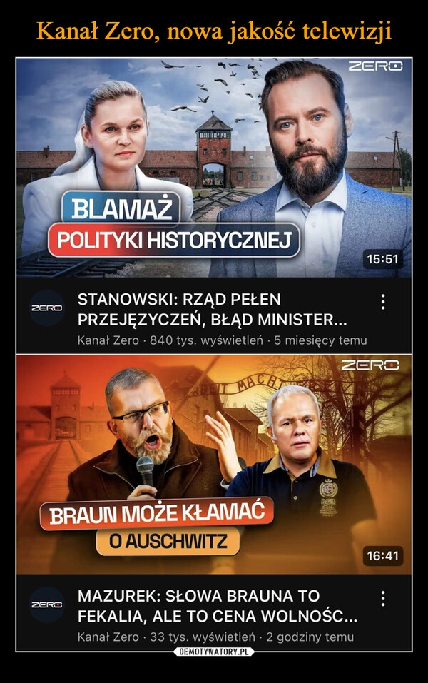 
    Kanał Zero, nowa jakość telewizji